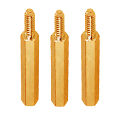 Brass Male Female Pillars